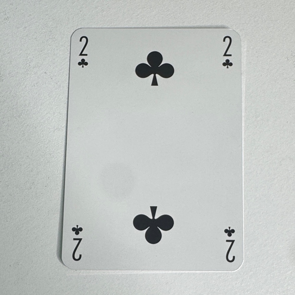 Louis Vuitton Playing Card - 2 Black Club